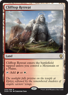 Clifftop Retreat (Dominaria) Medium Play