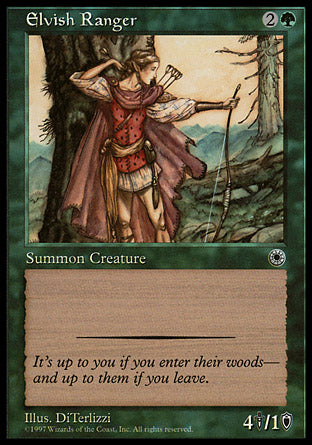 Elvish Ranger (Portal) Heavy Play