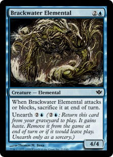 Brackwater Elemental (Conflux) Medium Play