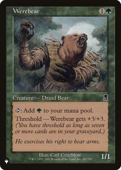 Werebear (The List) Light Play