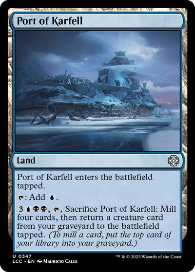 Port of Karfell (Commander: The Lost Caverns of Ixalan) Light Play