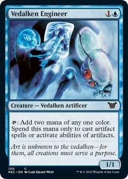 Vedalken Engineer (Commander: Kamigawa: Neon Dynasty) Light Play