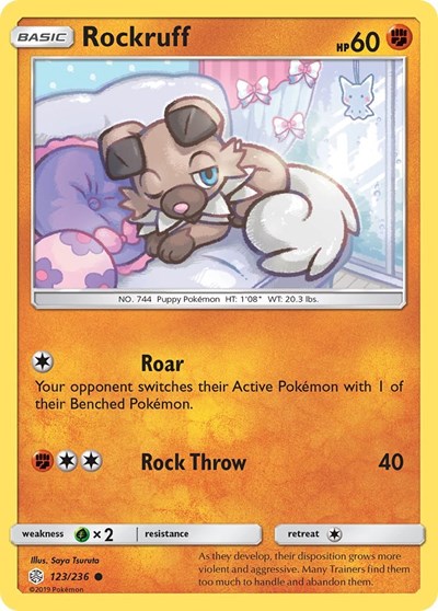 Rockruff (SM - Cosmic Eclipse) Light Play