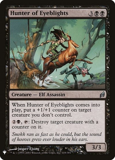Hunter of Eyeblights (Mystery Booster) Light Play