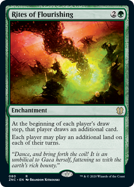 Rites of Flourishing (Commander 2020 Zendikar Rising) Light Play