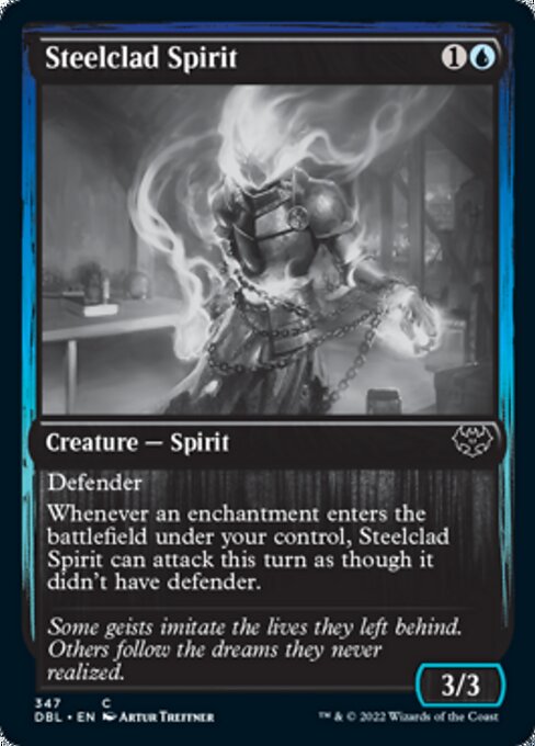 Steelclad Spirit (Innistrad: Double Feature) Light Play