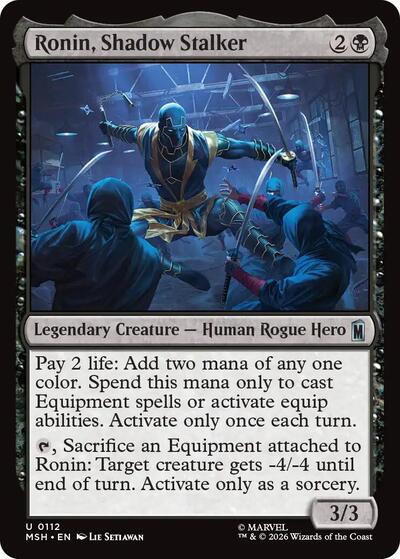 Ronin, Shadow Stalker (Marvel Super Heroes) Light Play