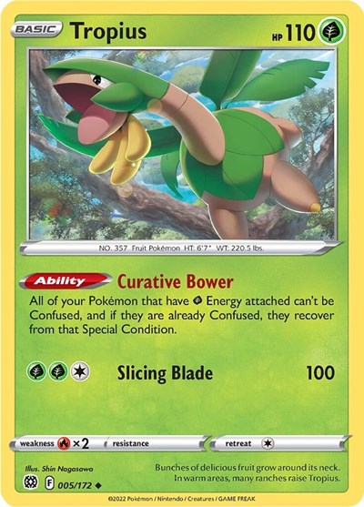 Tropius (SWSH09: Brilliant Stars) Light Play