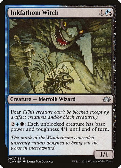 Inkfathom Witch (Planechase Anthology) Light Play