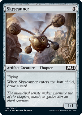 Skyscanner (Magic 2021 Core Set) Light Play