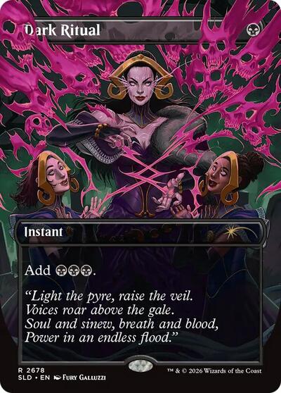 Dark Ritual (2678) (Secret Lair) Near Mint Foil