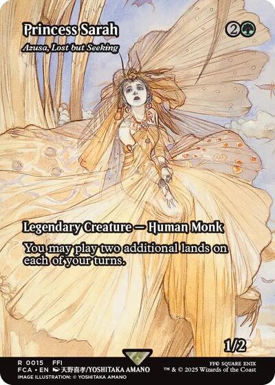 Princess Sarah - Azusa, Lost but Seeking (Showcase) (Universes Beyond: FINAL FANTASY: Through the Ages) Light Play