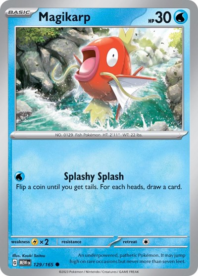 Magikarp (Scarlet and Violet: 151) Light Play