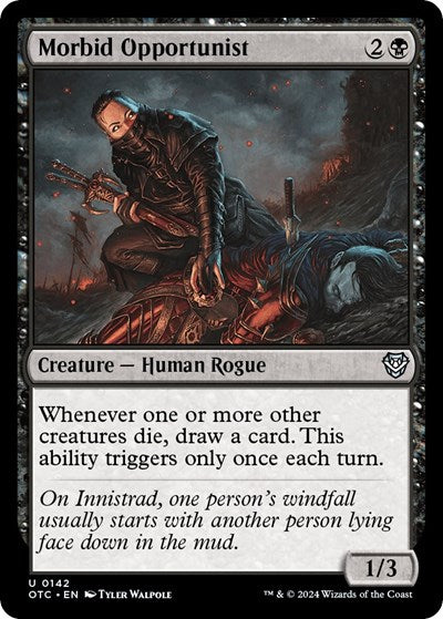 Morbid Opportunist (Commander: Outlaws of Thunder Junction) Light Play