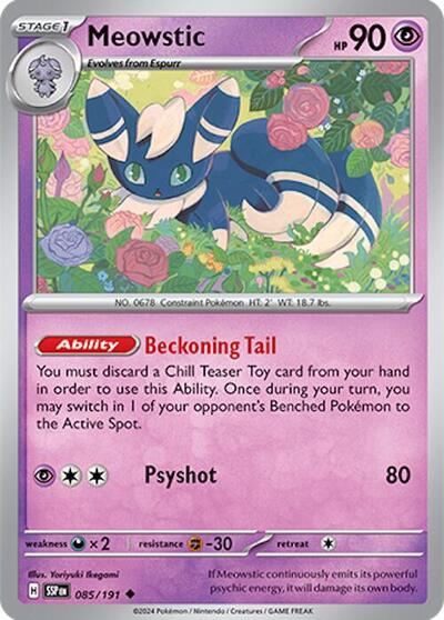 Meowstic (SV08: Surging Sparks) Light Play