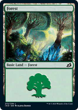 Forest (272) (Ikoria: Lair of Behemoths) Light Play Foil