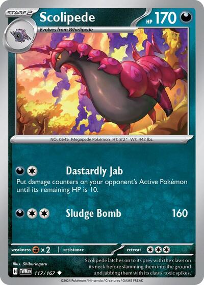 Scolipede (SV06: Twilight Masquerade) Light Play