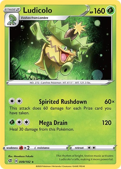 Ludicolo (SWSH02: Rebel Clash) Light Play
