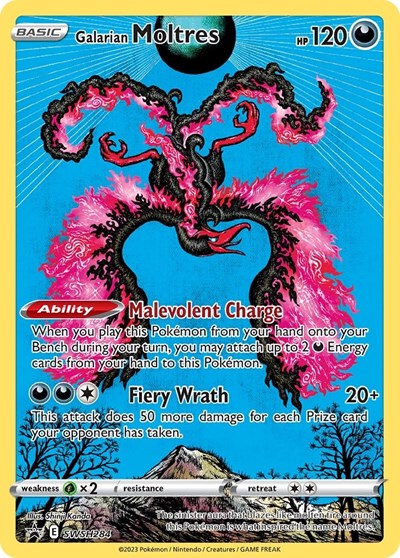 Galarian Moltres - SWSH284 (SWSH: Sword & Shield Promo Cards) Light Play Holofoil