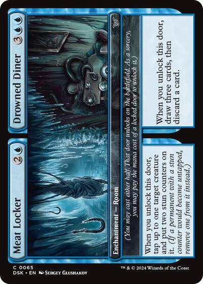 Meat Locker / Drowned Diner (Duskmourn: House of Horror) Light Play Foil