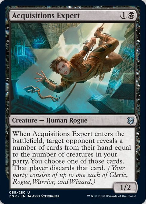 Acquisitions Expert (Zendikar Rising) Light Play