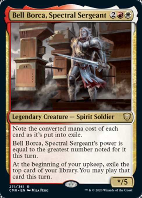 Bell Borca, Spectral Sergeant (Commander Legends) Light Play Foil