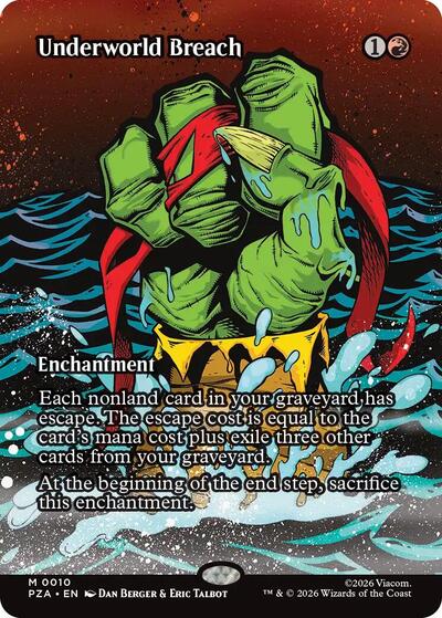 Underworld Breach (Borderless) (Teenage Mutant Ninja Turtles Eternal-Legal) Light Play Foil