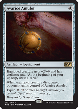 Avarice Amulet (Magic 2015 Core Set) Medium Play
