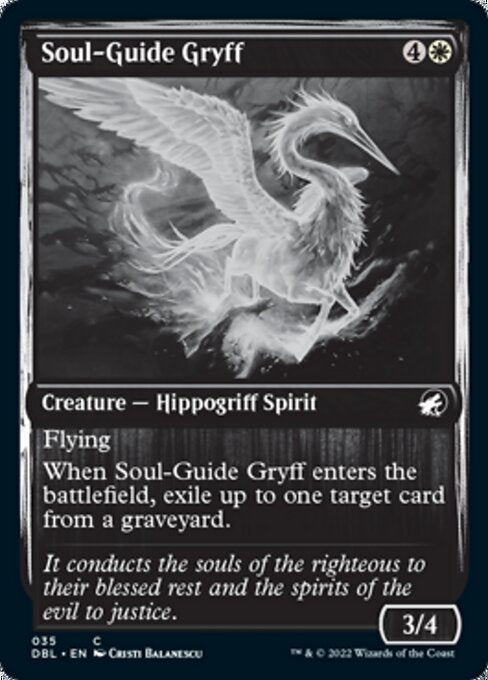 Soul-Guide Gryff (Innistrad: Double Feature) Light Play
