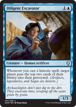 Diligent Excavator (Dominaria) Light Play