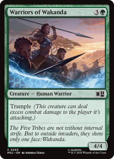 Warriors of Wakanda (Commander: Marvel Super Heroes) Light Play