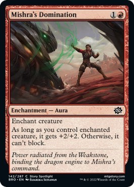 Mishra's Domination (The Brothers' War) Light Play