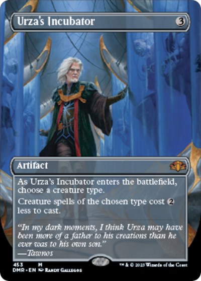 Urza's Incubator (Borderless) (Dominaria Remastered) Light Play Foil