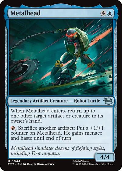 Metalhead (Teenage Mutant Ninja Turtles) Light Play Foil
