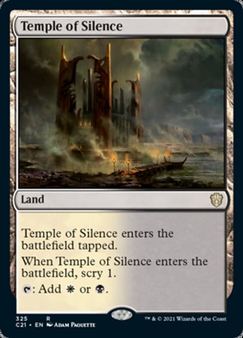 Temple of Silence (Commander 2021 Strixhaven) Light Play