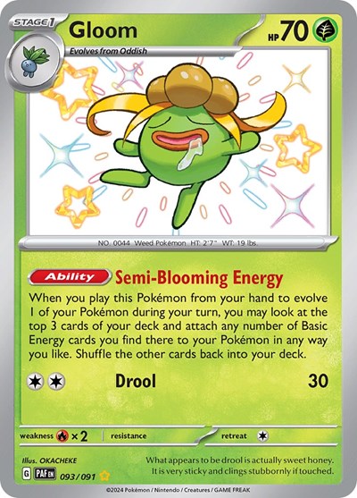 Gloom (SV: Paldean Fates) Light Play Holofoil