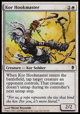 Kor Hookmaster (Zendikar) Medium Play