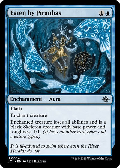 Eaten by Piranhas (The Lost Caverns of Ixalan) Light Play Foil