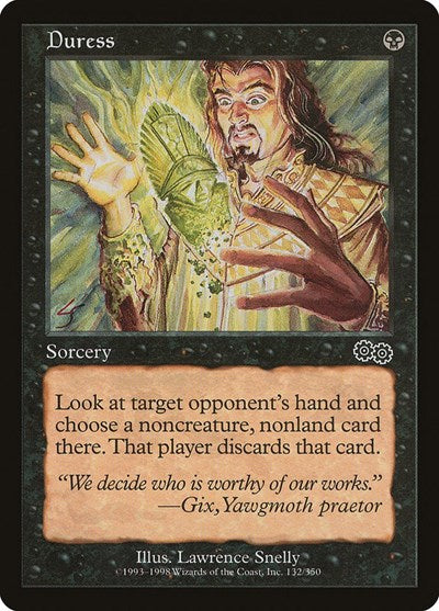 Duress (Urza's Saga) Light Play