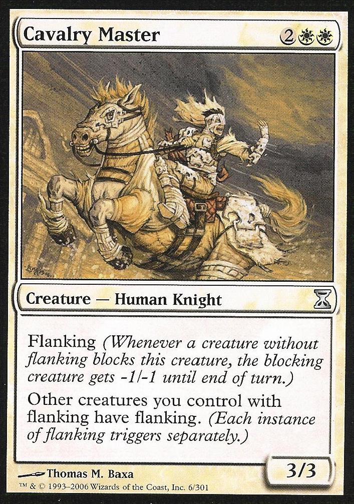 Cavalry Master (Time Spiral) Light Play