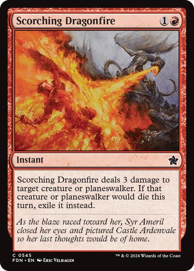 Scorching Dragonfire (Foundations) Light Play