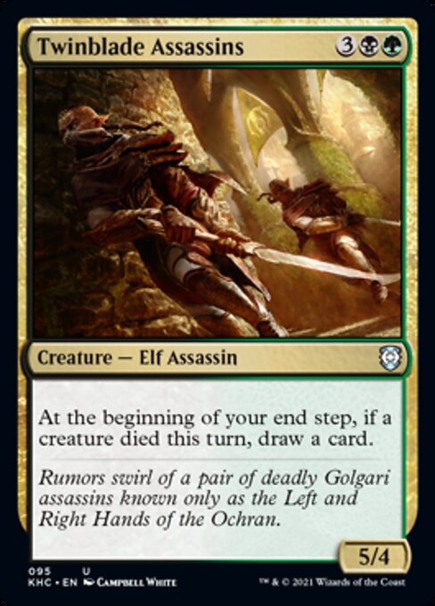 Twinblade Assassins (Commander 2021 Kaldheim) Light Play