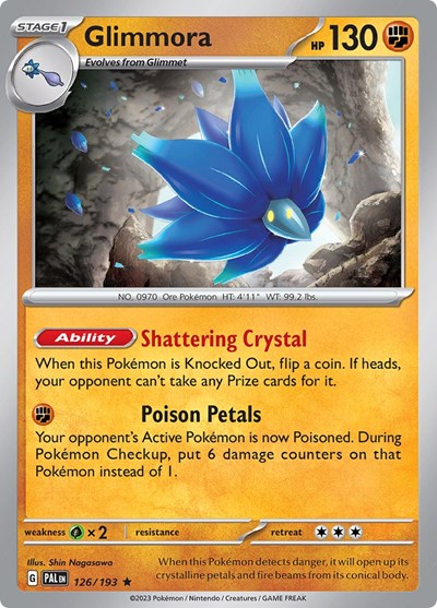 Glimmora (SV02: Paldea Evolved) Light Play Holofoil