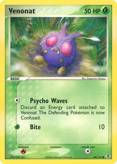 Venonat (FireRed & LeafGreen) Damaged / Poor