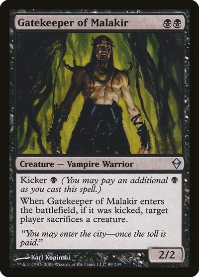 Gatekeeper of Malakir (Zendikar) Light Play