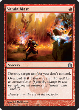 Vandalblast (Return to Ravnica) Damaged / Poor