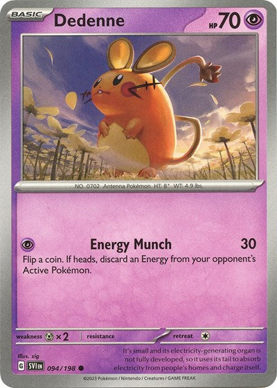 Dedenne - 094 (Scarlet and Violet: Base Set) Light Play