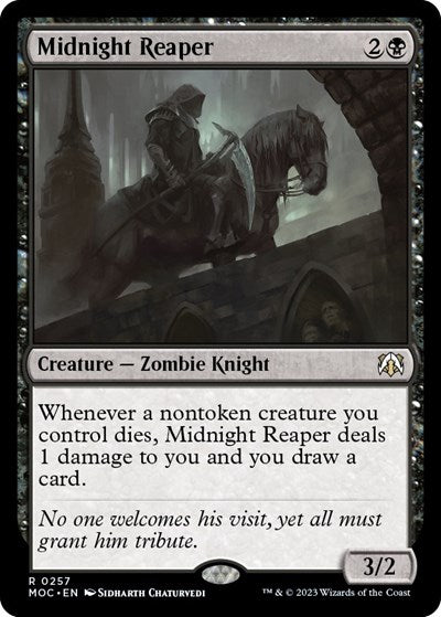 Midnight Reaper (Commander: March of the Machine) Light Play