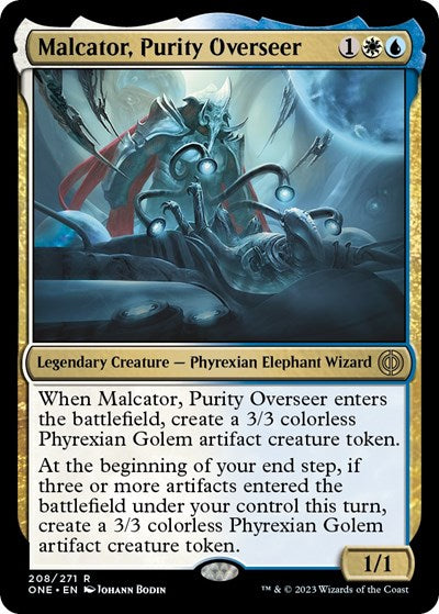 Malcator, Purity Overseer (Phyrexia: All Will Be One) Light Play