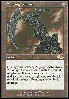 Purging Scythe (Urza's Saga) Medium Play
